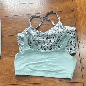 Athleta two sports bras